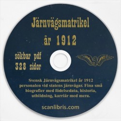 Svensk Jänvägsmatrikel år 1912