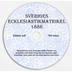 Sveriges Exklesiastikmatrikel 1886